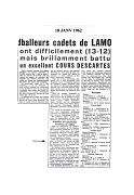 ECOLE DE LA DCAN SAISON 1961 62 N0005